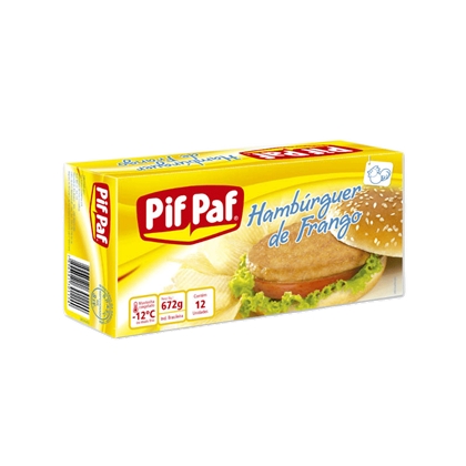 Hamburguer de Carne Bovina Pif Paf 672g-0